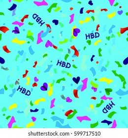 Happy birthday gift wrap