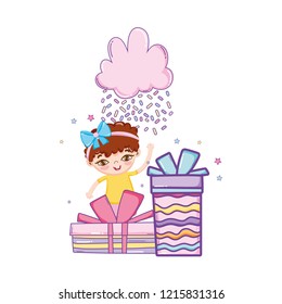 Happy birthday girl cartoons