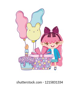 Happy birthday girl cartoons