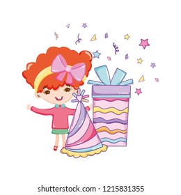 Happy birthday girl cartoons