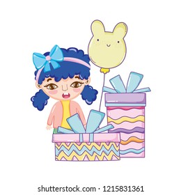 Happy birthday girl cartoons