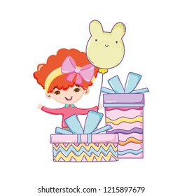 Happy birthday girl cartoons