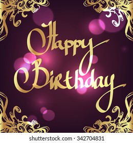 640 Classy Happy Birthday Card Images, Stock Photos & Vectors ...