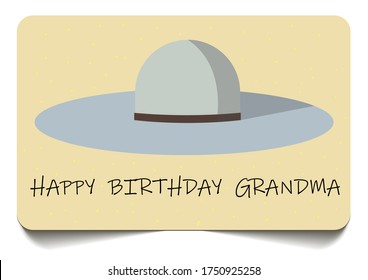 Happy birthday grandma greeting card
