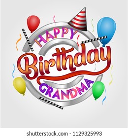 Download Grandma Birthday Stock Vectors, Images & Vector Art ...