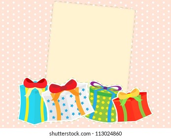 Happy birthday greeting card