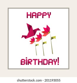 Happy birthday! Greeting card