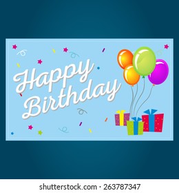 Happy Birthday Greeting Card