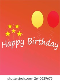 happy birthday greeting card .