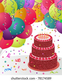 Happy birthday greeting card