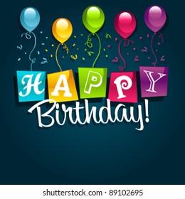 Happy Birthday Balloon Images Stock Photos Vectors Shutterstock