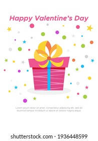 Happy Birthday Greeting card with colorful presents  for holidays flyers, greetings, invitations cards and birthday themed congratulations and banners. Vector illustration on white Background