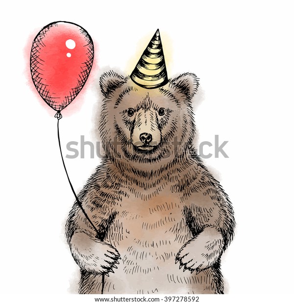 cute bear happy birthday