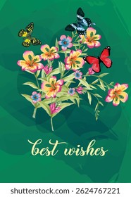 Happy birthday greeting card design
