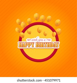 Happy Birthday Greeting Card Design