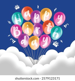 happy birthday greeting card, gift card
