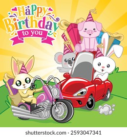 happy birthday for greeting card, gift card