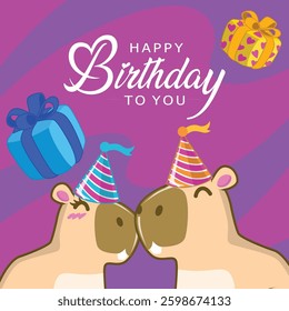 happy birthday for greeting card, gift card