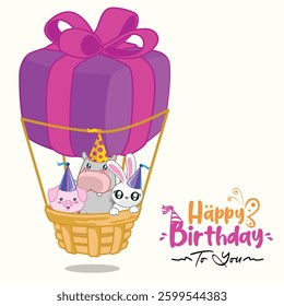 happy birthday for greeting card, gift card