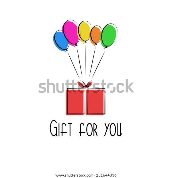 Download Happy Birthday Greeting Card Mockup Colorful Stock Vector (Royalty Free) 251644336