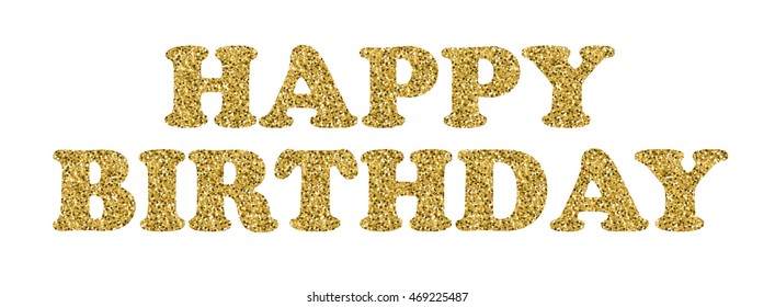 Happy Birthday. Greeting card template
