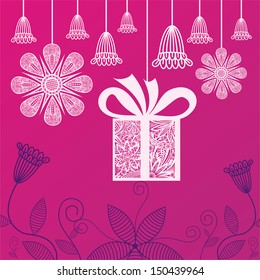 Happy birthday greeting card vector illustration