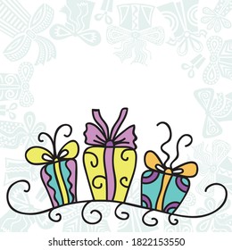 Happy birthday greeting card. Vector illustration