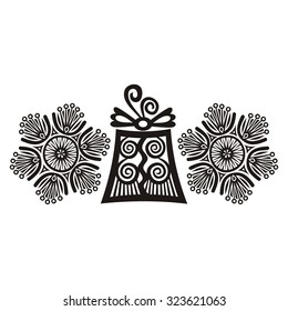 Happy birthday greeting card vector illustration