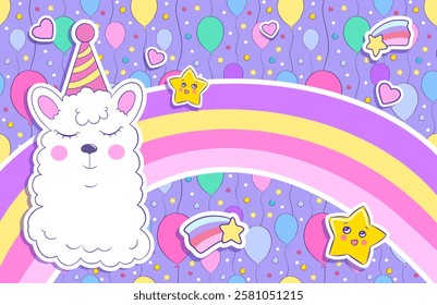Happy birthday greeting template background