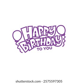 Happy birthday greeting vector design. Birthday greeting text with cake, Vector illustration birthday card, Beautiful Happy Birthdays text vector, Happy Birthday text template