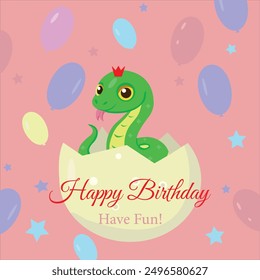 Happy birthday! Have fun! Invitation, Celebrate, baby birth, fun