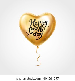 Happy birthday Heart balloon