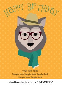 Happy Birthday hipster
