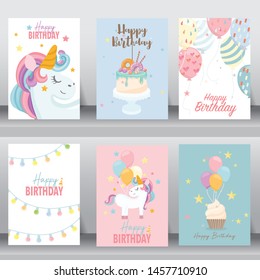 happy birthday, holiday, baby shower celebration greeting and invitation card. layout template in A4 size. vector illustration. text can be added
