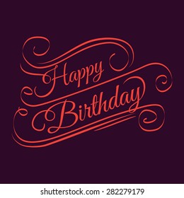 Happy Birthday, illustrator format eps10