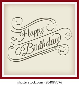 Happy Birthday, illustrator format eps10