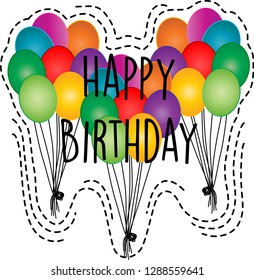 Happy Birthday Ilustration