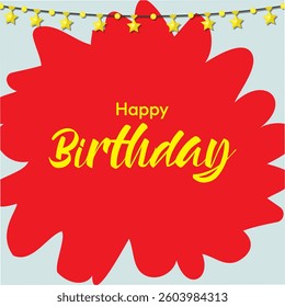 Happy birthday invitation banner template. Birthday greeting card with elegant typeface, gold balloon, bow on Nice background for luxury modern birthday anniversary party, invite cards. Vector eps 10.