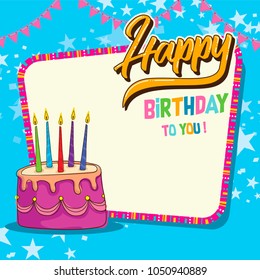 happy birthday invitation card
