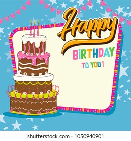 happy birthday invitation card