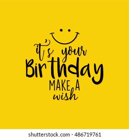 Happy Birthday label