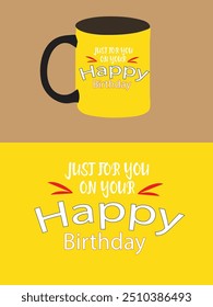 Happy birthday  lettering design for greeting banners Mugs design.