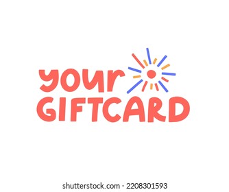 Happy Birthday Lettering Design With Hand Drawn Quote Your Giftcard And  Decor Element. Vector Illustration For Greeting Tag, Congratulations, Party Design.