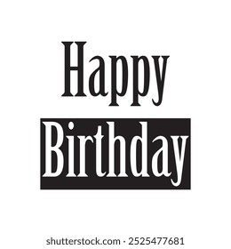Happy Birthday Lettering vector file