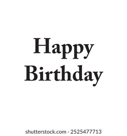 Happy Birthday Lettering vector file