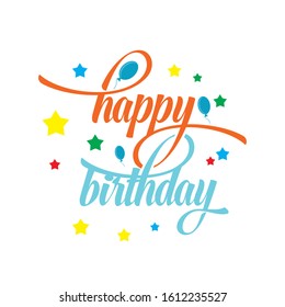 Happy Diwali Typography Stock Vector (Royalty Free) 724151008 ...