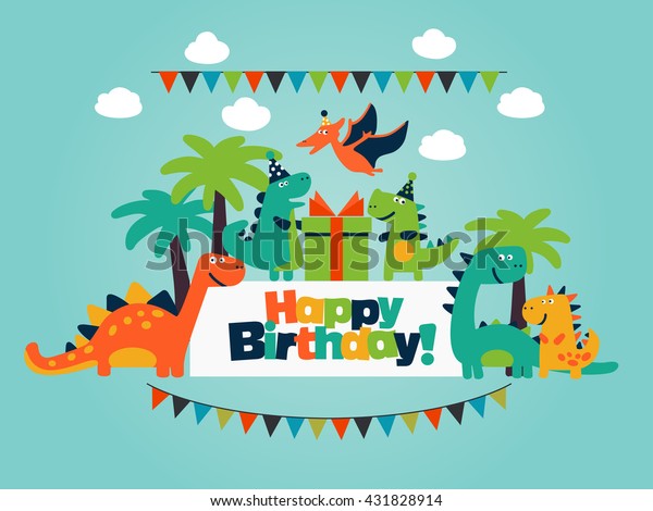 Joyeux Anniversaire Belle Carte Vectorielle Image Vectorielle De Stock Libre De Droits