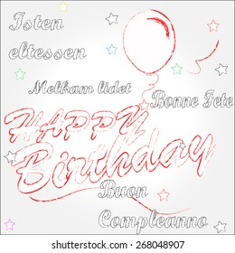 Happy birthday in many languages