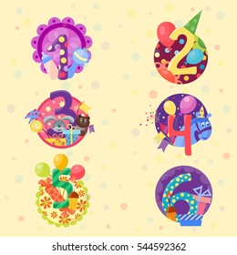 Similar Images, Stock Photos & Vectors of Happy Birthday Numbers Vector