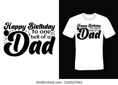 Diseño de camisetas de cumpleaños, vintage, tipografía